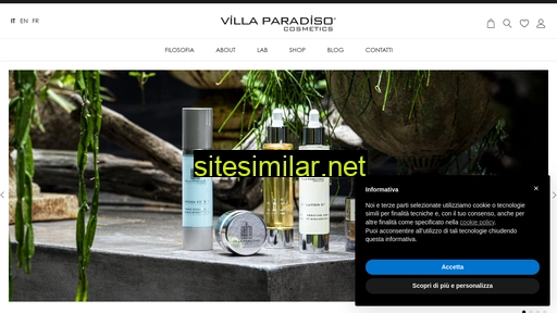 villaparadisobeautyshop.com alternative sites