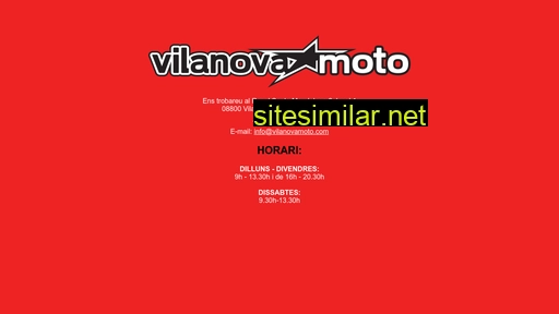 vilanovamoto.com alternative sites
