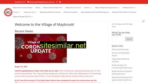 villageofmaybrook.com alternative sites