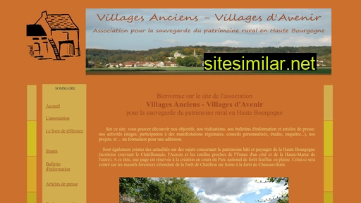 Villagesanciens-villagesdavenir similar sites