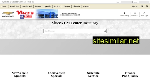 vincesgmcenter.com alternative sites