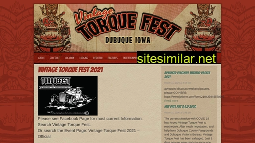 vintagetorquefest.com alternative sites