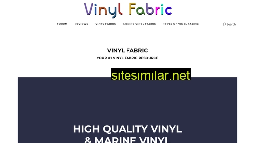 Vinylfabric similar sites