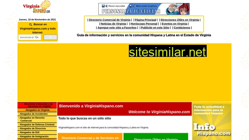 virginiahispano.com alternative sites