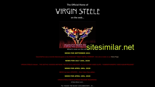 virgin-steele.com alternative sites