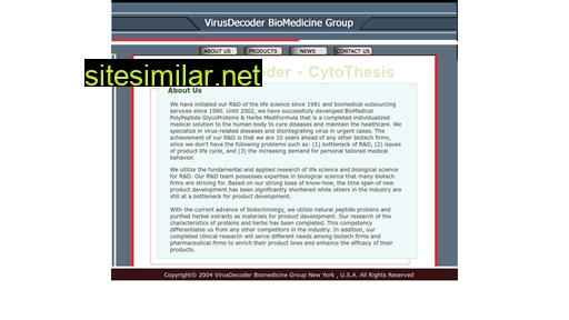 Virusdecoder similar sites