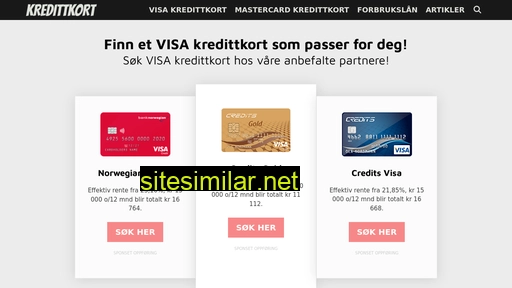 visakredittkort.com alternative sites