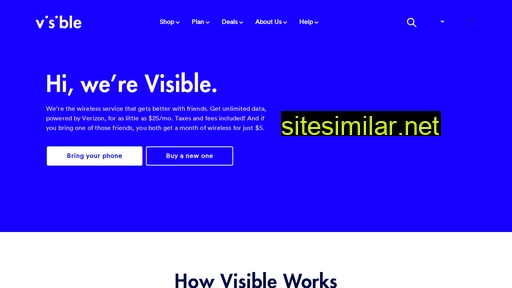 visible.com alternative sites