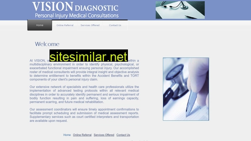 visiondiagnostic.com alternative sites