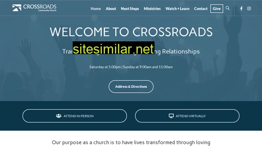 visitcrossroads.com alternative sites