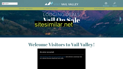 visitvailvalley.com alternative sites