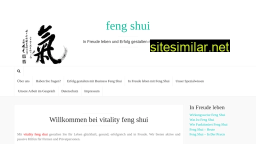 Vitality-feng-shui similar sites