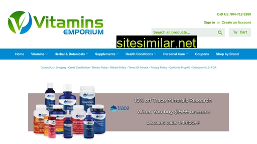 Vitaminsemporium similar sites