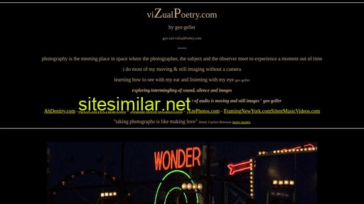 vizualpoetry.com alternative sites