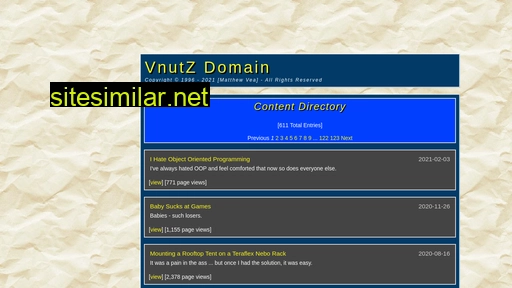vnutz.com alternative sites