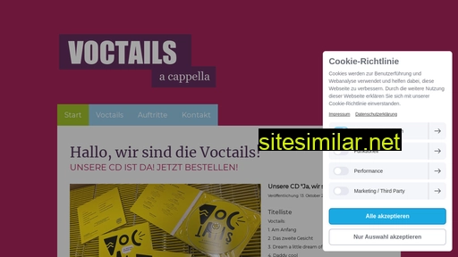 voctails.jimdofree.com alternative sites