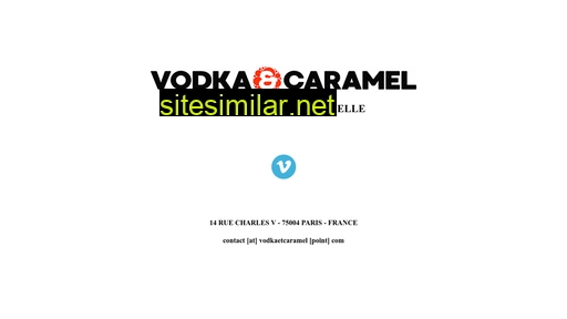 vodkaetcaramel.com alternative sites