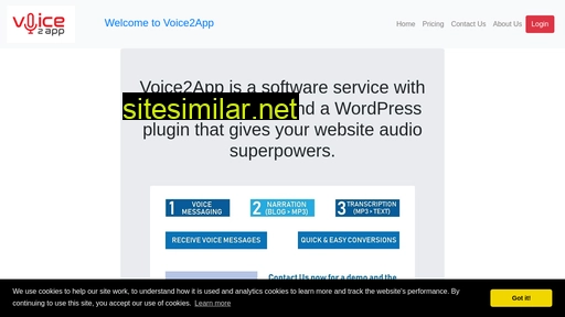 Voice2app similar sites