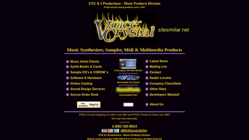 voicecrystal.com alternative sites
