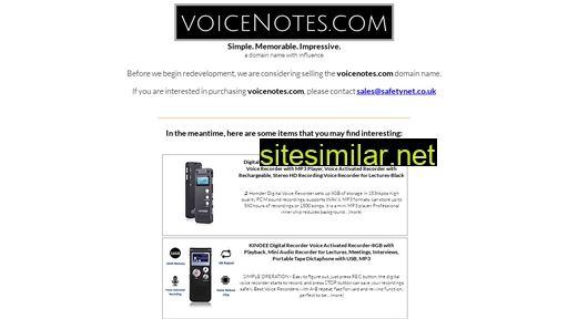 Voicenotes similar sites