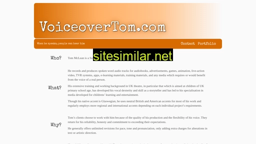 voiceovertom.com alternative sites
