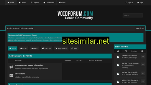 voidforum.com alternative sites