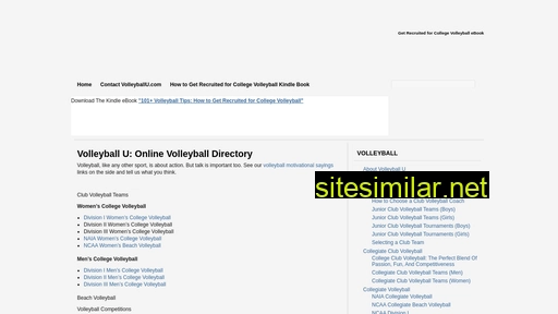 volleyballu.com alternative sites