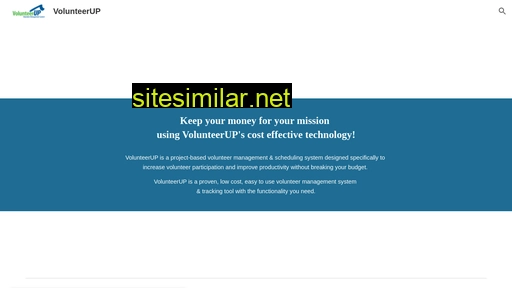 volunteerup.com alternative sites