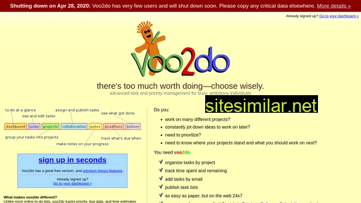 voo2do.com alternative sites