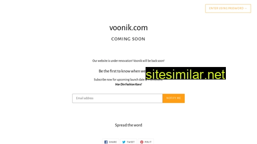 voonik.com alternative sites