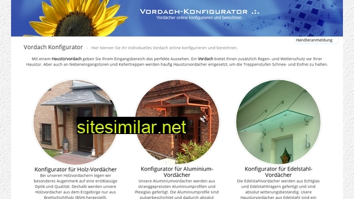 vordach-konfigurator.com alternative sites