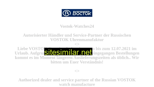 vostok-watches24.com alternative sites