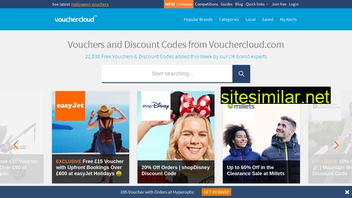 vouchercloud.com alternative sites