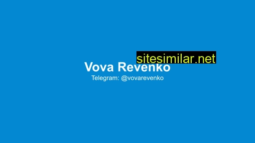 vovarevenko.com alternative sites