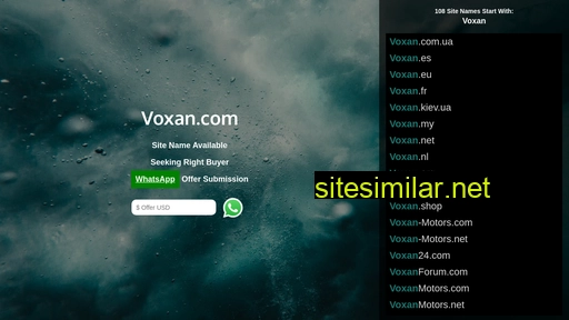 voxan.com alternative sites