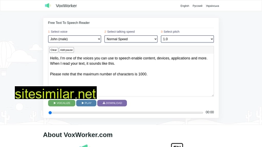 voxworker.com alternative sites