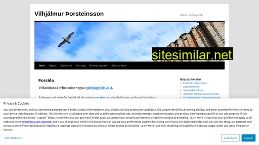 vthorsteinsson.wordpress.com alternative sites