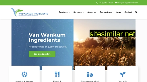 Vw-ingredients similar sites