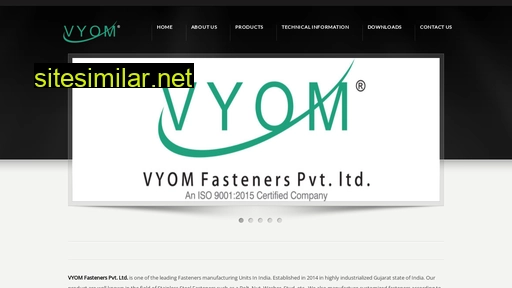 vyomfasteners.com alternative sites