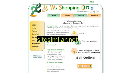 w3shoppingcart.com alternative sites