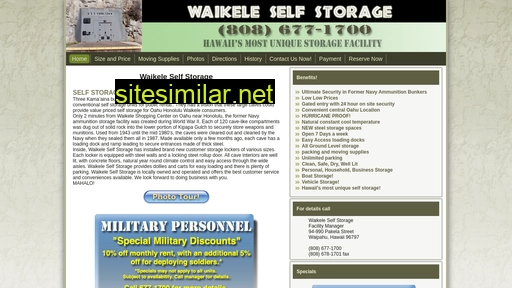 waikeleselfstorage.com alternative sites