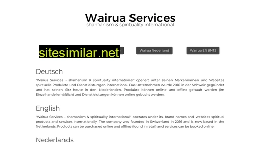 Wairua-services similar sites