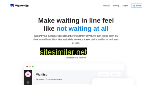 waitwhile.com alternative sites