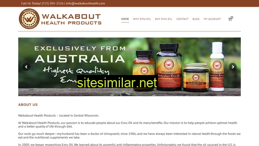 Walkabouthealthproducts similar sites