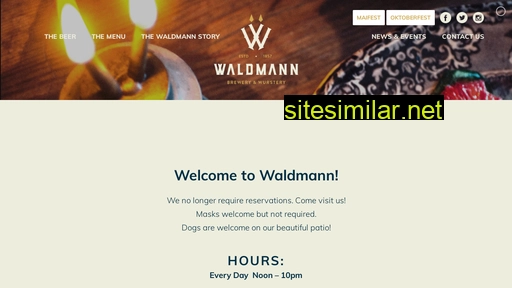 waldmannbrewery.com alternative sites