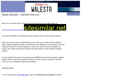 walestr.com alternative sites
