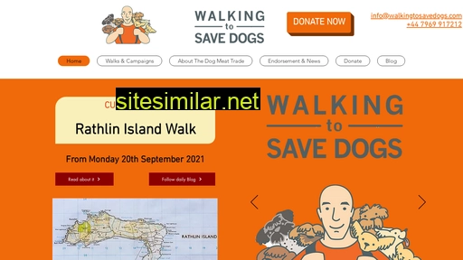 walkingtosavedogs.com alternative sites
