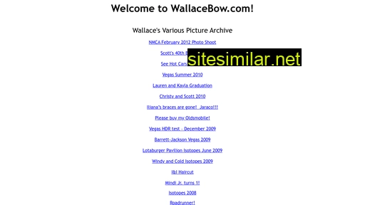 wallacebow.com alternative sites