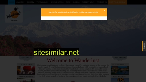 wanderlustindia.com alternative sites