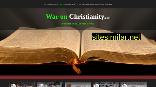 waronchristianity.com alternative sites